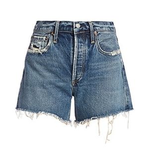 Agolde Reese relaxed fit cutoff shorts, Precision